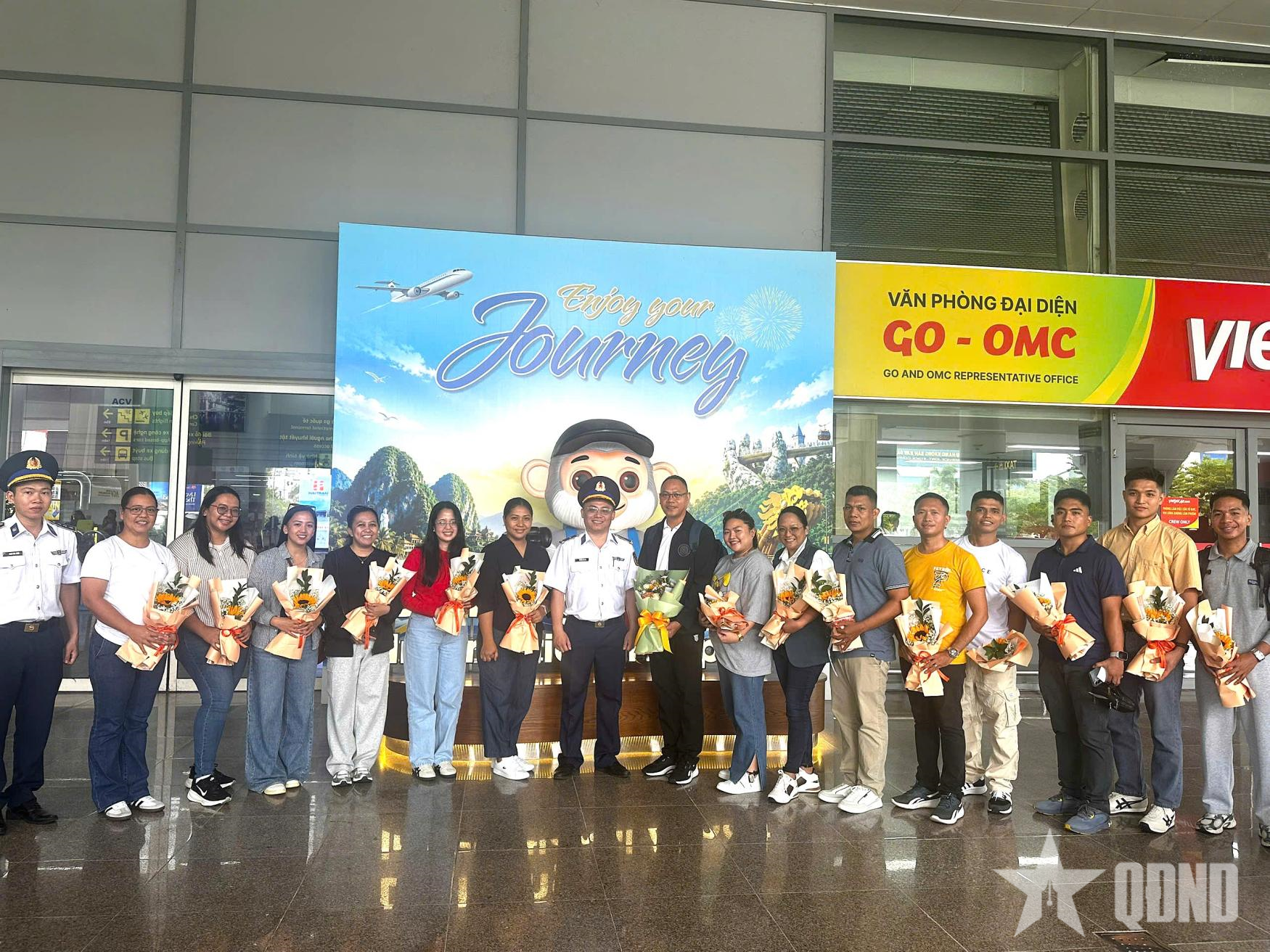 Đoàn sĩ quan trẻ Lực lượng Bảo vệ bờ biển Philippines đến Việt Nam tham gia chương trình giao lưu